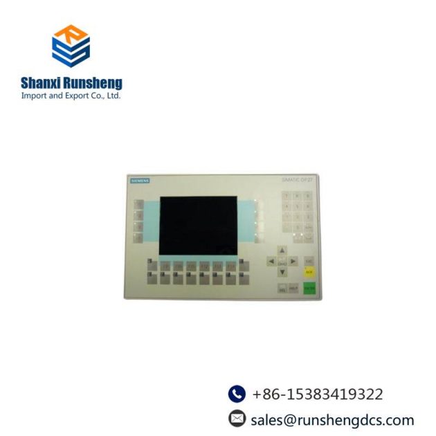 SIEMENS 6AV3627-1LK00-1AX0: Industrial Operator Interface, Advanced Control & Display