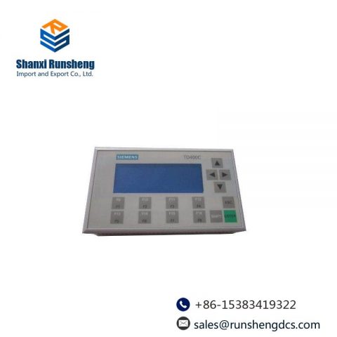 SIEMENS TD400C Text Display 6AV6640-0AA00-0AX0: Professional HMI Solution for Industry