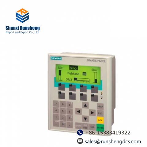 SIEMENS SIMATIC Operator Panel OP77B Backlit LC Display, 4.5" Graphic Capability, MPI-/PROFIBUS-DP Interface, Up to 12 MB Memory