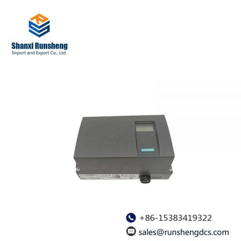 SIEMENS 6DR5010-0EG00-0AA0: Precision Control for Industry, Advanced Electropneumatic Positioner