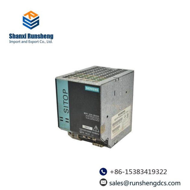 SIEMENS 6EP1334-3BA00 High-Performance Industrial Power Supply