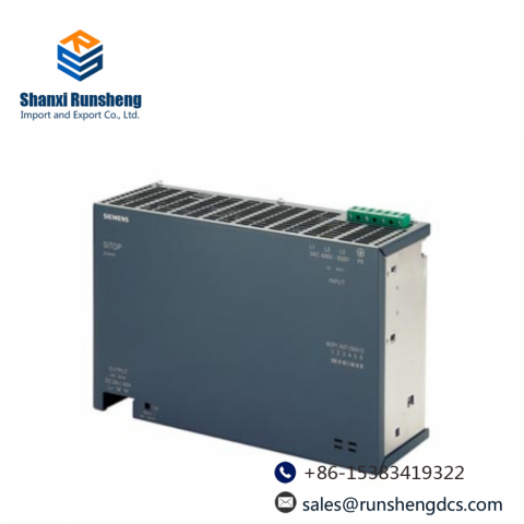 SIEMENS 6EP1437-2BA10 SITOP Power Supply for Industrial Control, Designed for Reliable Operation in Challenging Environments