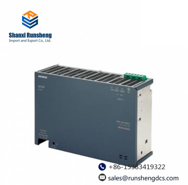 SIEMENS 6EP1437-2BA10 SITOP Power Supply for Industrial Control, Designed for Reliable Operation in Challenging Environments