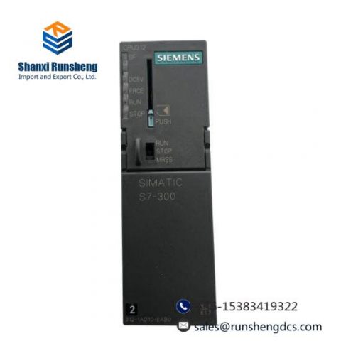 SIEMENS 6ES7 312-1AD10-0AA0 - Industrial Control Module, Precision & Efficiency at Your Fingertips