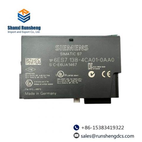 Siemens SIMATIC DP, PM-E Power Module 6ES7 138-4CA01-0AA0 - Advanced Industrial Automation Solution