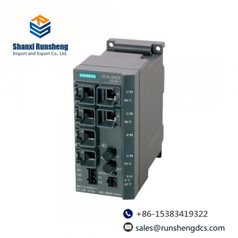 Siemens 6GK5206-1BB10-2AA3 SCALANCE X206-1 Ethernet Switch; Simatic