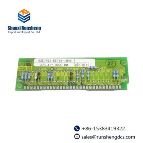 Siemens 6SE7031-5EF84-1BH0: Precision Normalizing Module for Industrial Control Systems