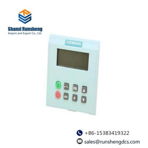 Siemens 6SL3255-0AA00-4BA1 Basic Operator Panel, Industrial Control Solutions