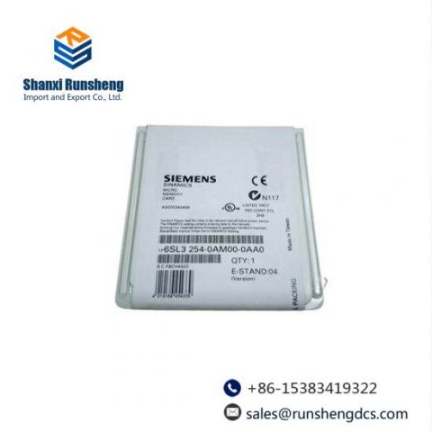 SIEMENS 6SL3 Micro Memory Card - 254-0AM00-0AA0, Industrial Control Solutions