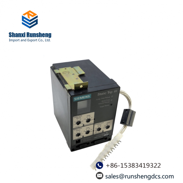 SIEMENS Static Trip III RMS-TSG-TZ-C: Advanced Power System Protection Module