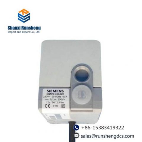 Siemens SQN70.464A20 - High-Power Drive System for Industrial Automation