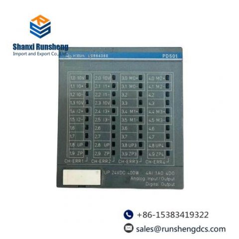 ABB 1SAP260100R3001 PD501-4CH Analog I/O Module, Precision Control for Industrial Automation