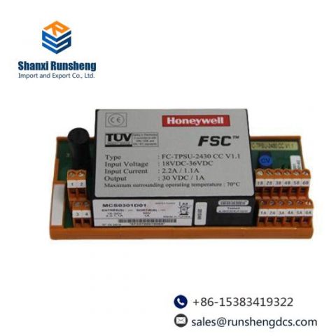 Honeywell FC-BSN-1608: Safe Namur Sensor Converter for Industrial Control Systems