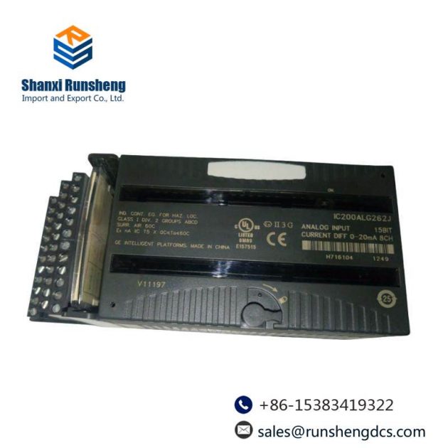 GE IC200ALG262 Analog Input Module: High Precision & Reliability for Industrial Control Systems