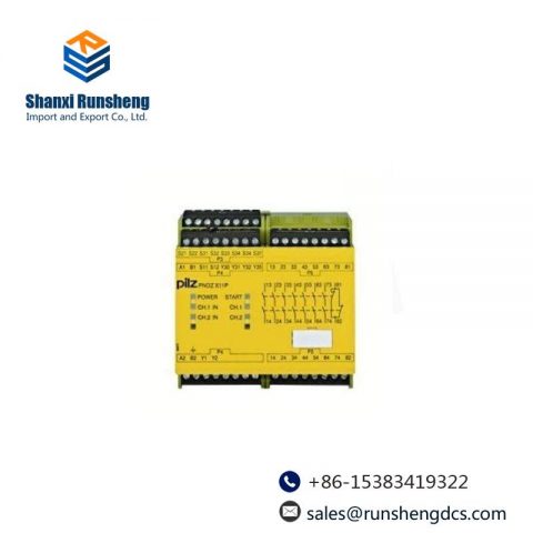 Pilz 301140 Safety Relay Module, 24VDC, 2-Channel Output, DIN Rail Mount