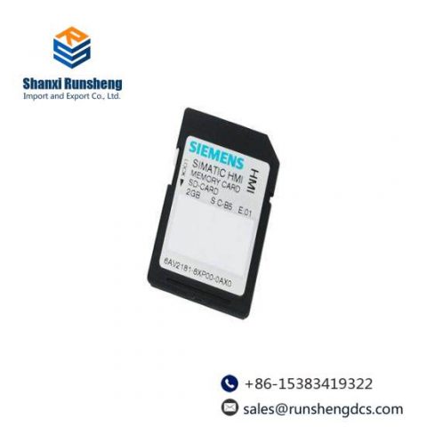 Siemens 6AV2181-8XP00-0AX0: Industrial Memory Card for HMI Applications
