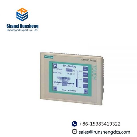 SIEMENS SIMATIC Touch Panel TP 177MICRO, 6AV6640-0CA11-0AX1, for S7-200, Blue Mode, STN Display, Configurable with WinCC Flexible