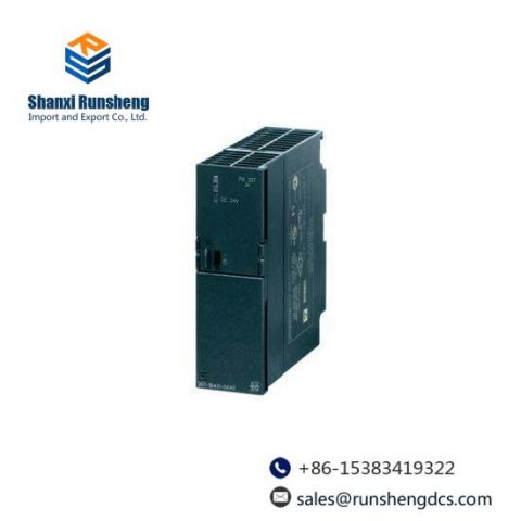 Siemens 6ES7 307-1BA00-0AA0 Power Supply PS307 - Efficient DC Power Solution for Industrial Automation