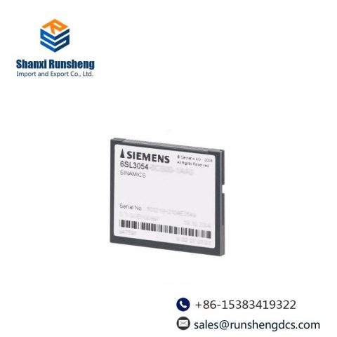 Siemens SINAMICS S120 CompactFlash Card 6SL3054-0AA01-1AA0, High-performance Control Module