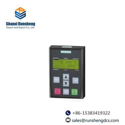 SIEMENS 6SL3255 Basic Operator Panel for Industrial Controls, Optimized for Efficient Machine Management