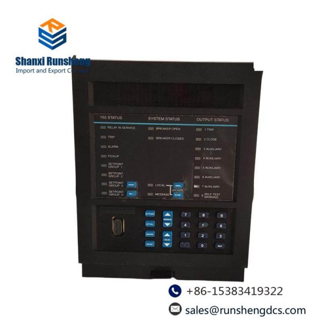 GE SR750-P5-G5-D5-HI-A1-R: Advanced Feeder Management Relay, Combining Precision & Reliability for Industrial Control Solutions