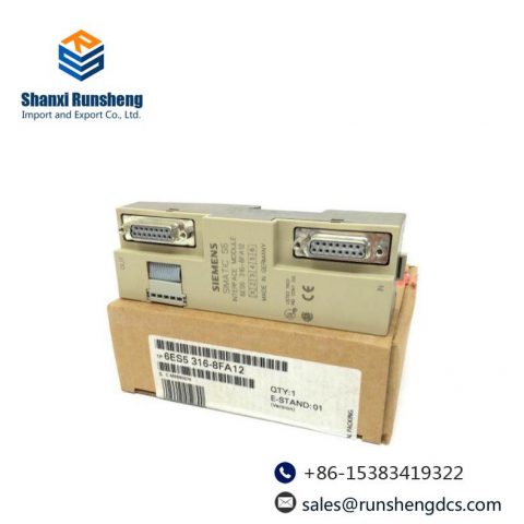 SIEMENS 6ES5316-8FA12 - Advanced IM316F Interface Module for Efficient Control Systems
