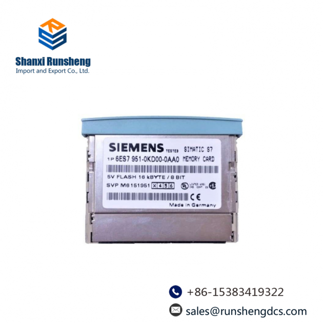 SIEMENS 6ES7951-0KD00-0AA0: Advanced S7 Memory Card for Industrial Automation