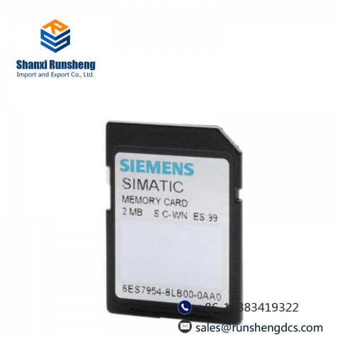 SIEMENS 6ES7954-8LB00-0AA0 - High Performance Memory Card for Industrial Control Systems