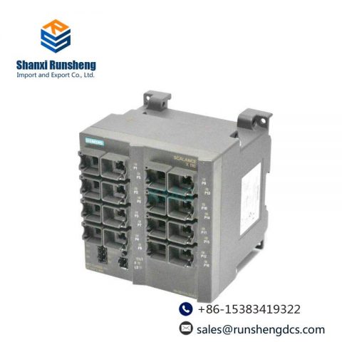 SIEMENS SCALANCE XC116 Unmanaged IE Switch with Redundant Power Supply