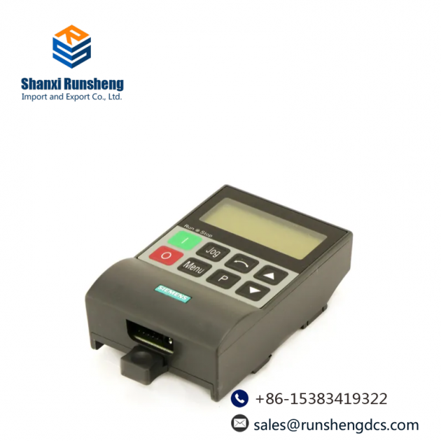 SIEMENS 6SE3290-0XX87-8BF0 Operator Panel - Advanced Control Solution