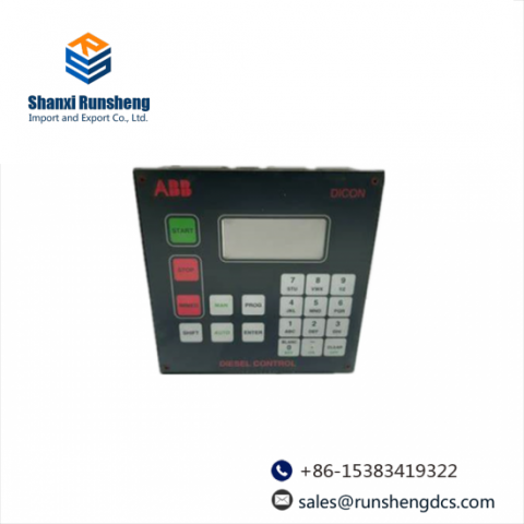 ABB CMA112 Diesel Control Display Panel, High Performance, Reliable Engine Management