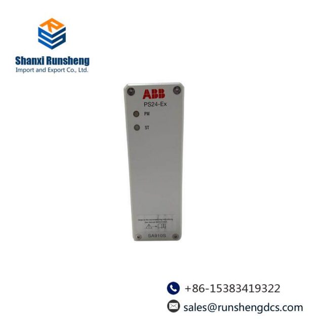 ABB PS24-EX SA910S: High-Performance Power Supply Module for Industrial Automation