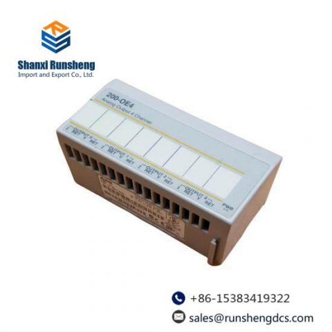 ABB S200-OE4: 4-Channel Analog Output Module for Industrial Control Systems