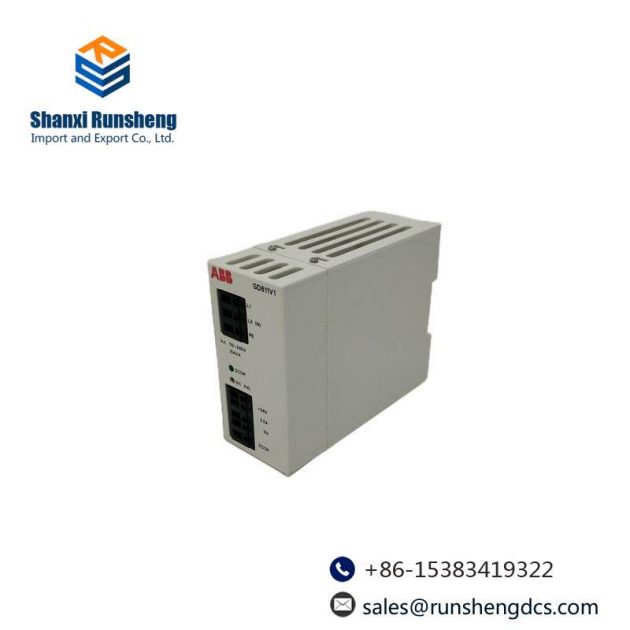 ABB SD811V1 3BSC610044R1 Power Supply: Precision and Efficiency for Industrial Automation