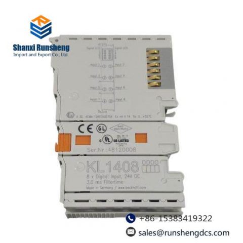 Beckhoff KL1408 - High-Performance Digital Input Terminal, Modular Automation Solution