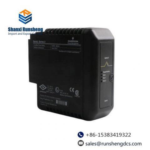 Emerson VE4006P2 Serial Interface Card: Industrial Control, High-Speed Communication, Robust Connectivity
