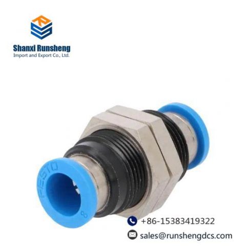 Festo QSS-8 153159 | Push-In Bulkhead Connector 8mm | Industrial Automation