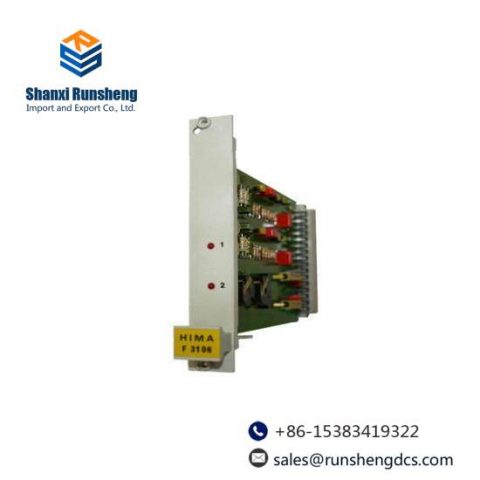 HIMA F3106 PLC CARD - Industrial Control Module for Efficient Automation