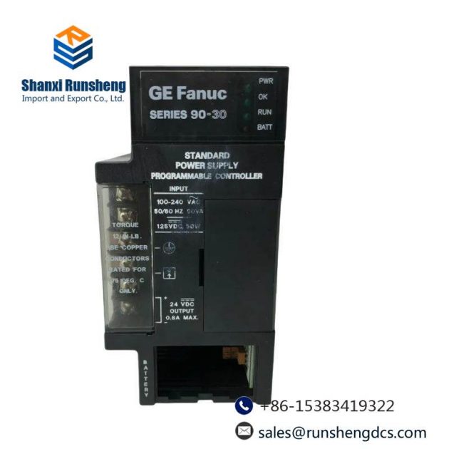 GE IC693PWR321T - High Performance Power Supply Module for Industrial Automation