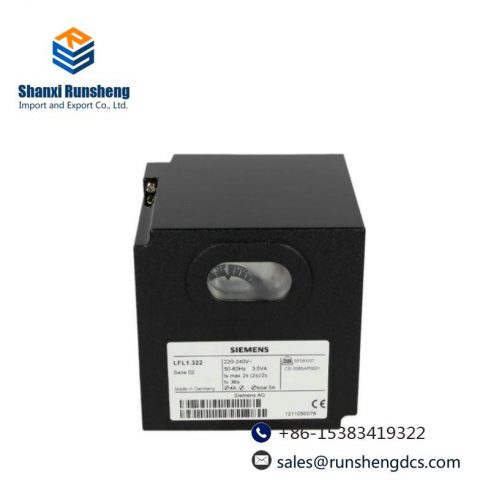 SIEMENS LFL1.322 - Gas Burner Control Module, Advanced Industrial Automation