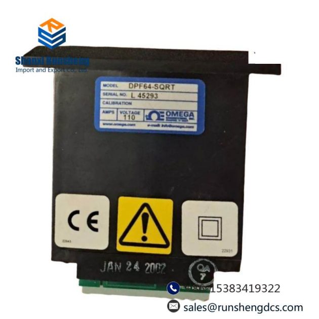 Omega DPF64-SQRT 110/220VAC Rate Meter, Precise Energy Measurement Solution