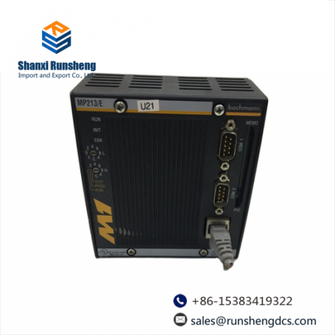 Bachmann MP213/E CPU Module: Advanced Control Processing, Precision Manufacturing