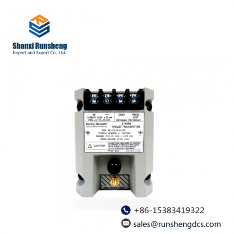 Bently Nevada 991-25-50-01-00 Thrust Transmitter: Precision Monitoring for Industrial Applications