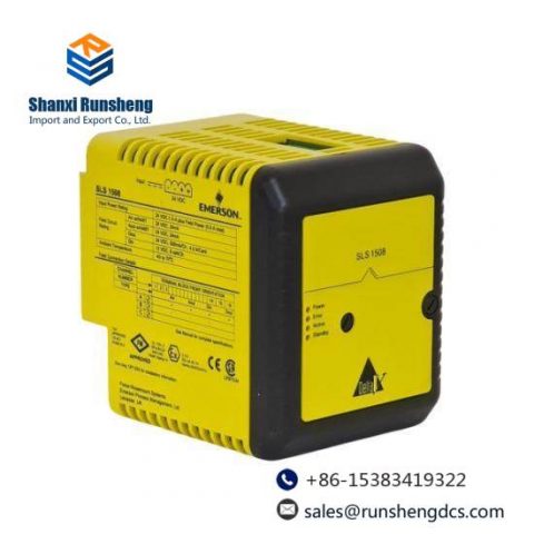 EMERSON SLS1508 KJ2201X1-BA1 12P3162X122 DeltaV SIS Smart Logic Solver for Advanced Process Control