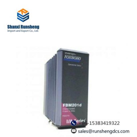 FOXBORO FBM201D I/O Module for Industrial Control Systems