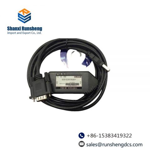 GE IC200CBL001 - Industrial Communication Serial Cable, for PLCs & Control Systems