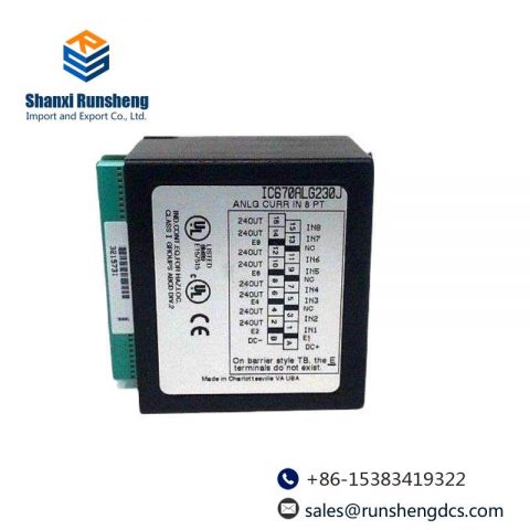 GE IC670ALG230 Analog Input Current 8 Channel Module - Precision Control for Industrial Automation