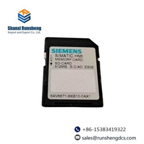 Siemens 6AV6 671-8XB10-0AX1 - Industrial SD Memory Card for Automation Solutions