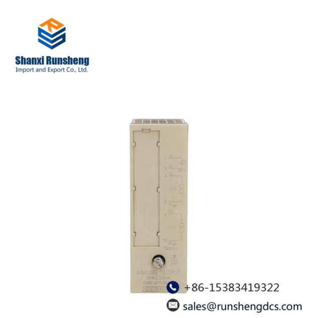 Siemens 6ES5470-8MC12 SIMATIC S5 Analog Current Output Module, 2 Channels, 4-20mA