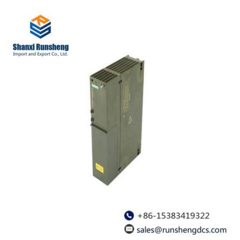 Siemens 6ES7407-0RA01-0AA0 Power Supply: High-Efficiency, Robust Industrial Control Solution